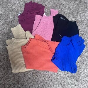 Women Sweater Bundle Medium - 6 Items
